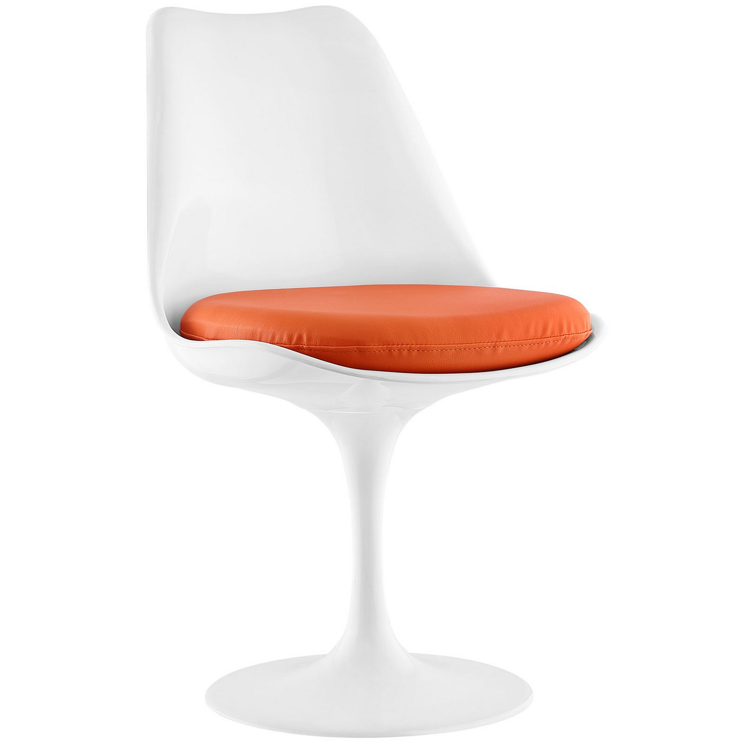 Modway Lippa Dining Vinyl Side Chair - Orange