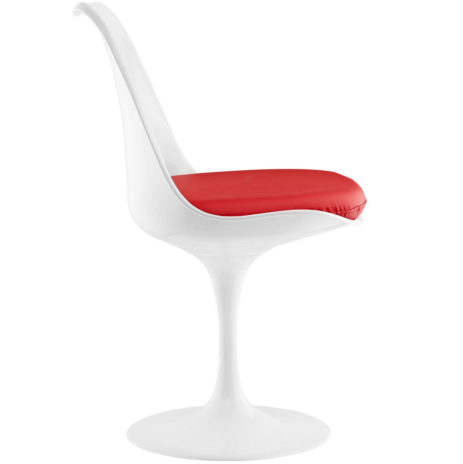 Modway Lippa Dining Vinyl Side Chair - Red