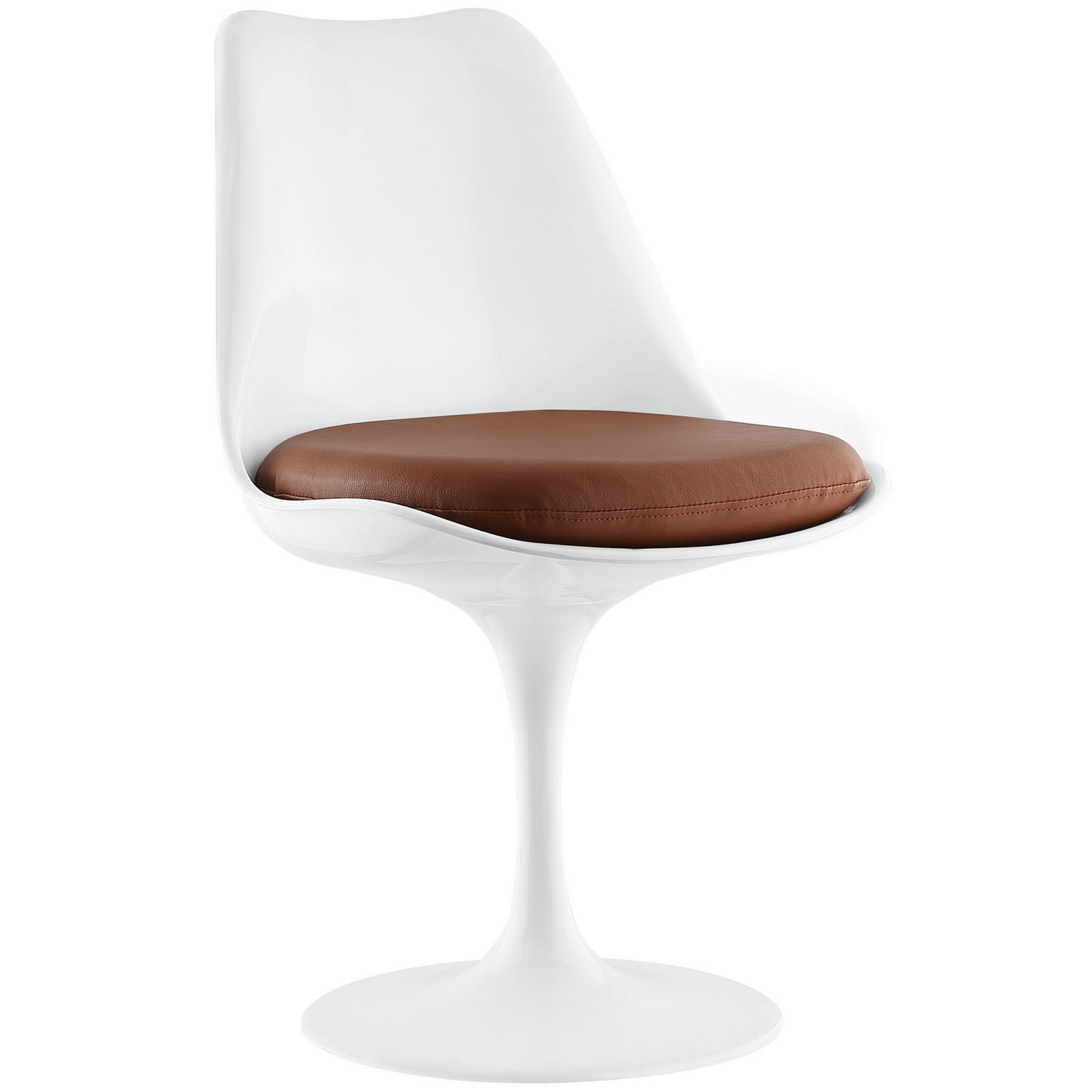 Modway Lippa Dining Vinyl Side Chair - Tan