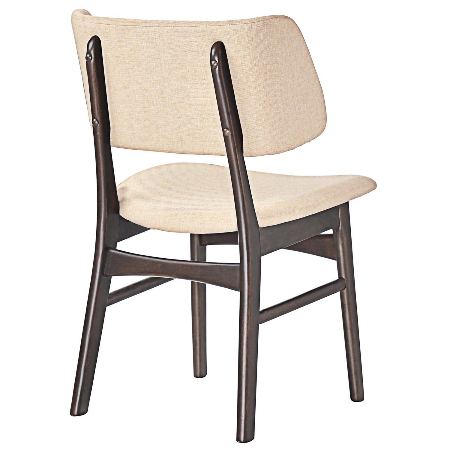 Modway Vestige Dining Side Chair - Walnut Beige