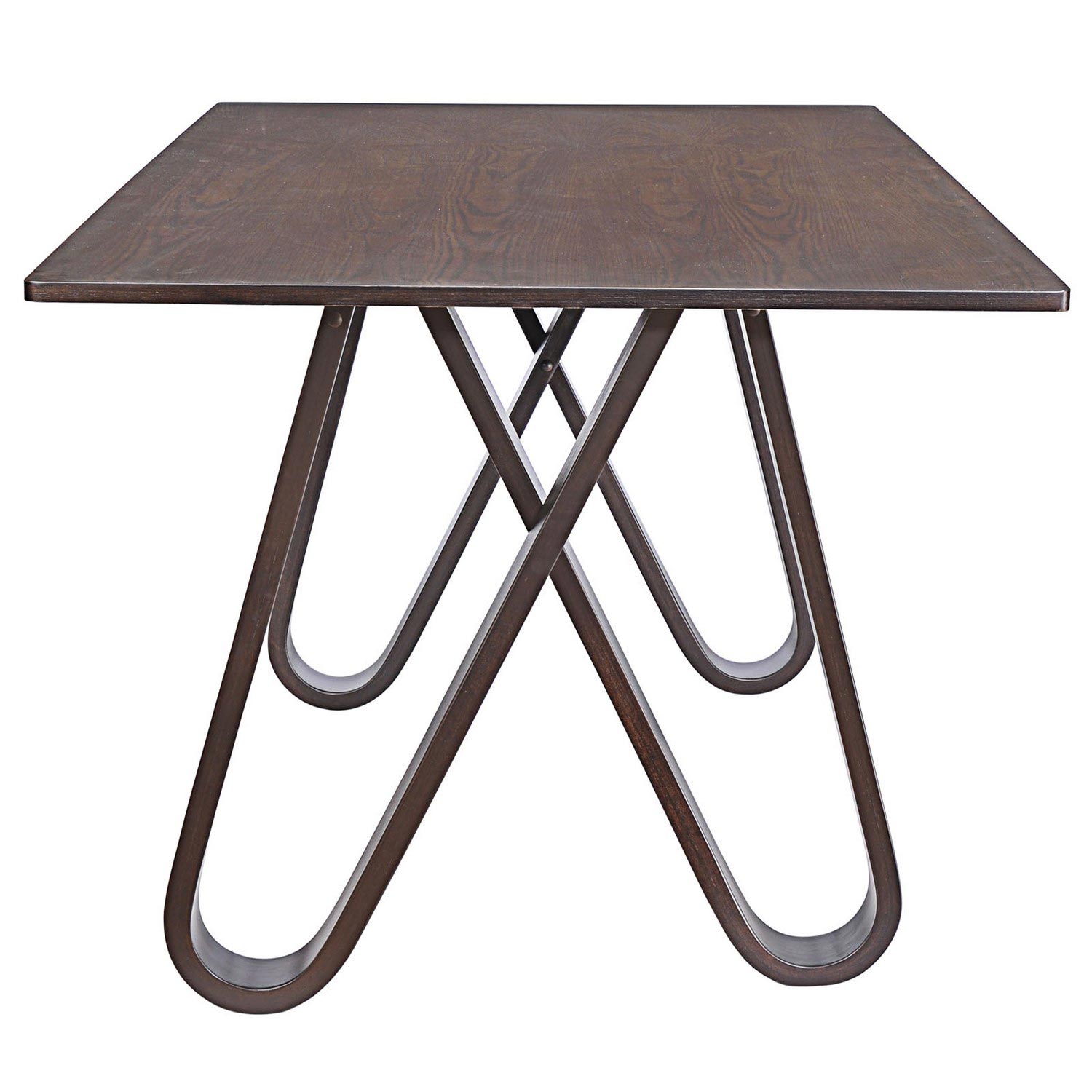 Modway Cision Dining Table - Walnut