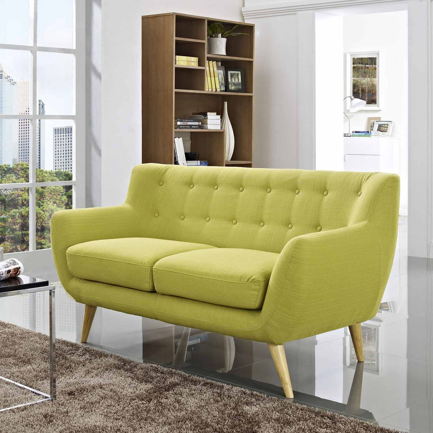 Modway Remark Loveseat - Wheatgrass