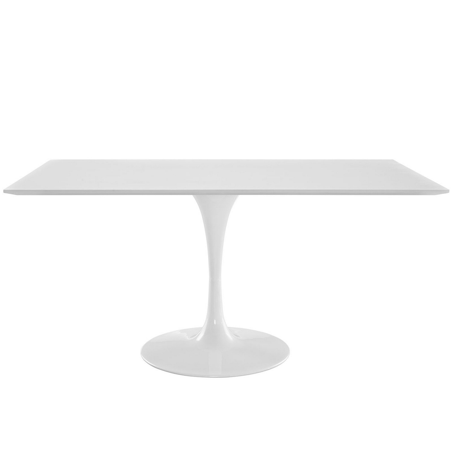 Modway Lippa 60 Rectangle Dining Table - White