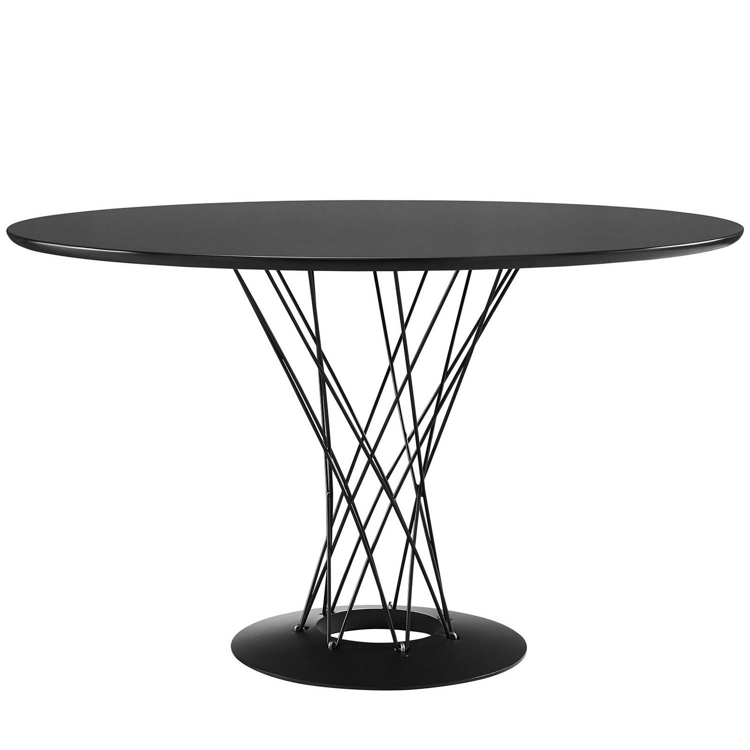 Modway Cyclone Stainless Steel Dining Table - Black