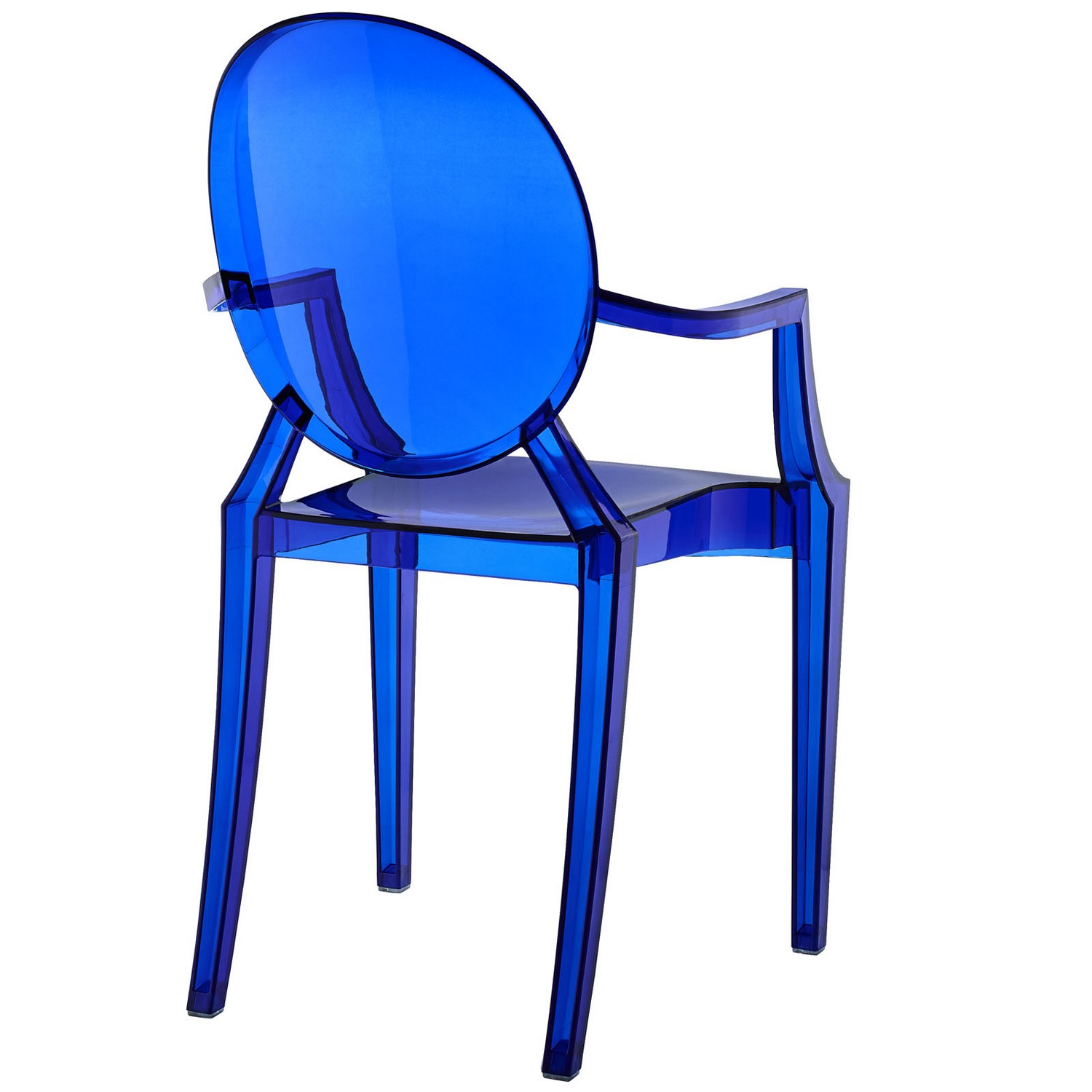 Modway Casper Dining Armchairs Set of 4 - Blue
