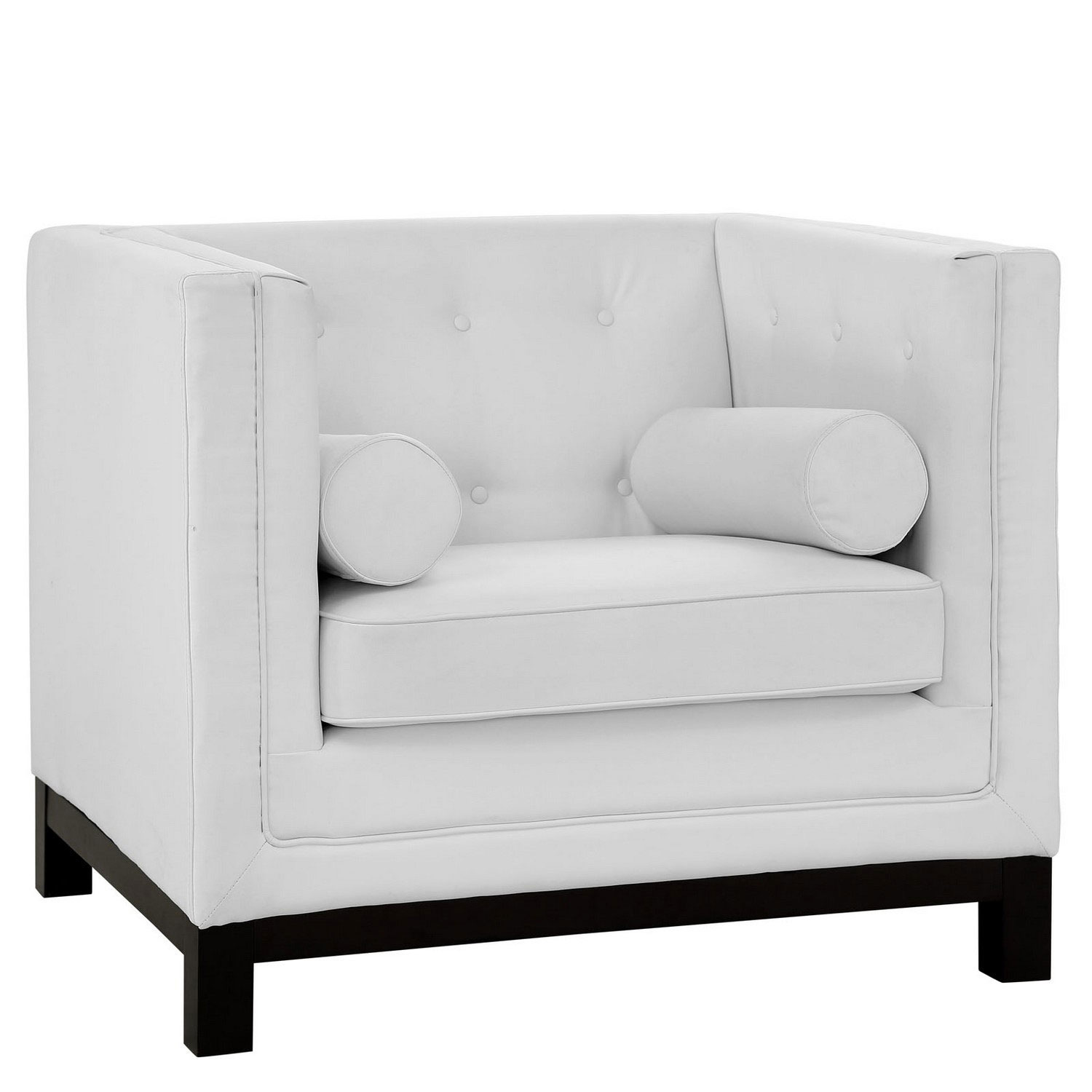 Modway Imperial 2 Piece Living Room Set - White