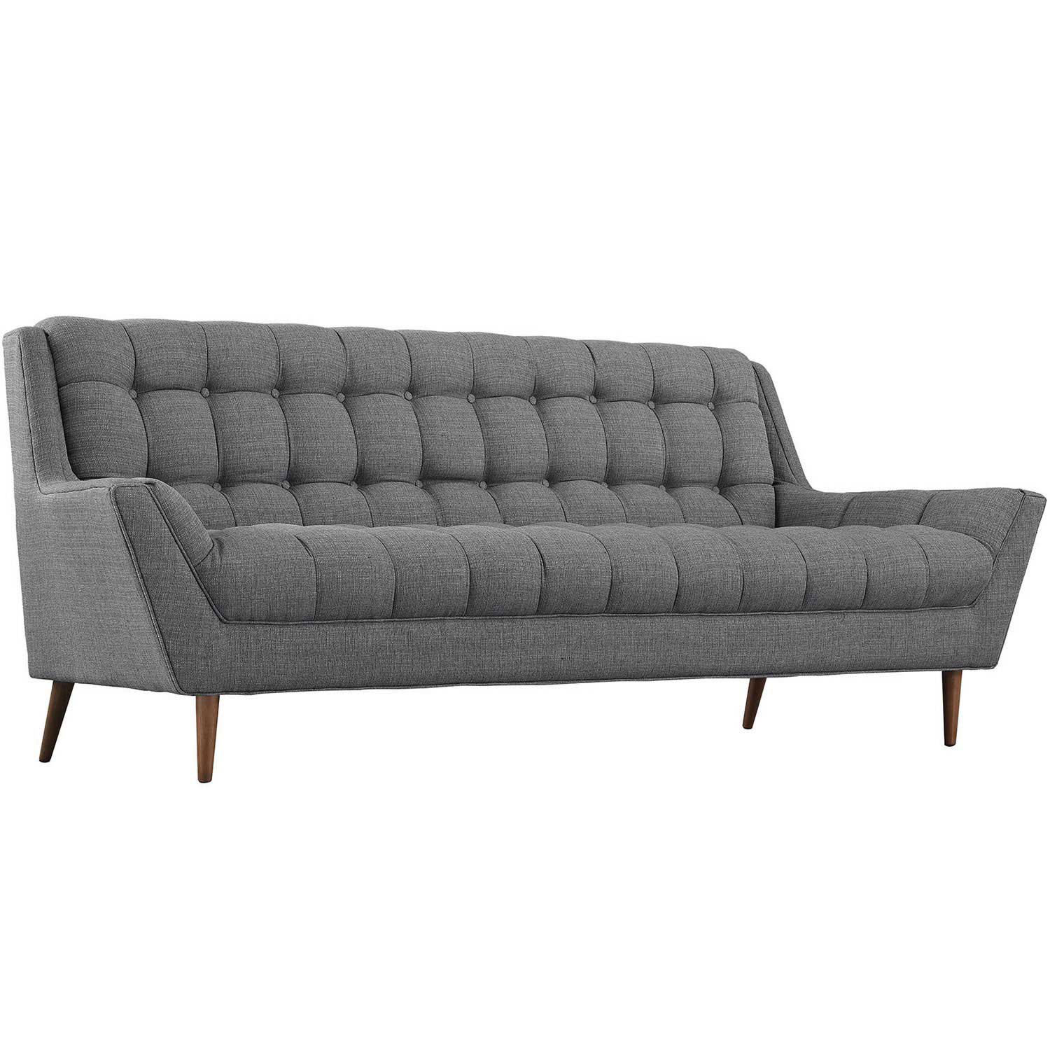 Modway Response Fabric Sofa - Gray