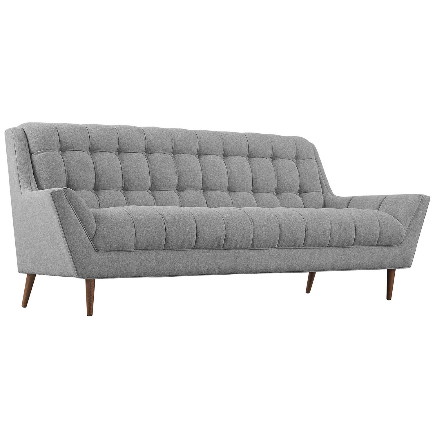 Modway Response Fabric Sofa Set - Expectation Gray