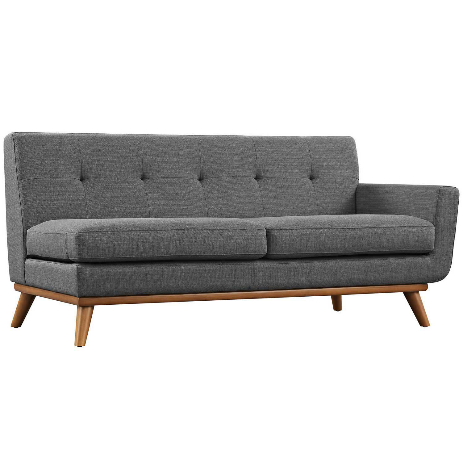 Modway Engage Right Arm Loveseat - Gray