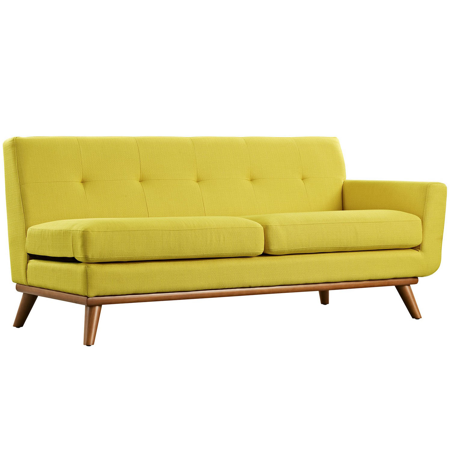 Modway Engage Right Arm Loveseat - Sunny