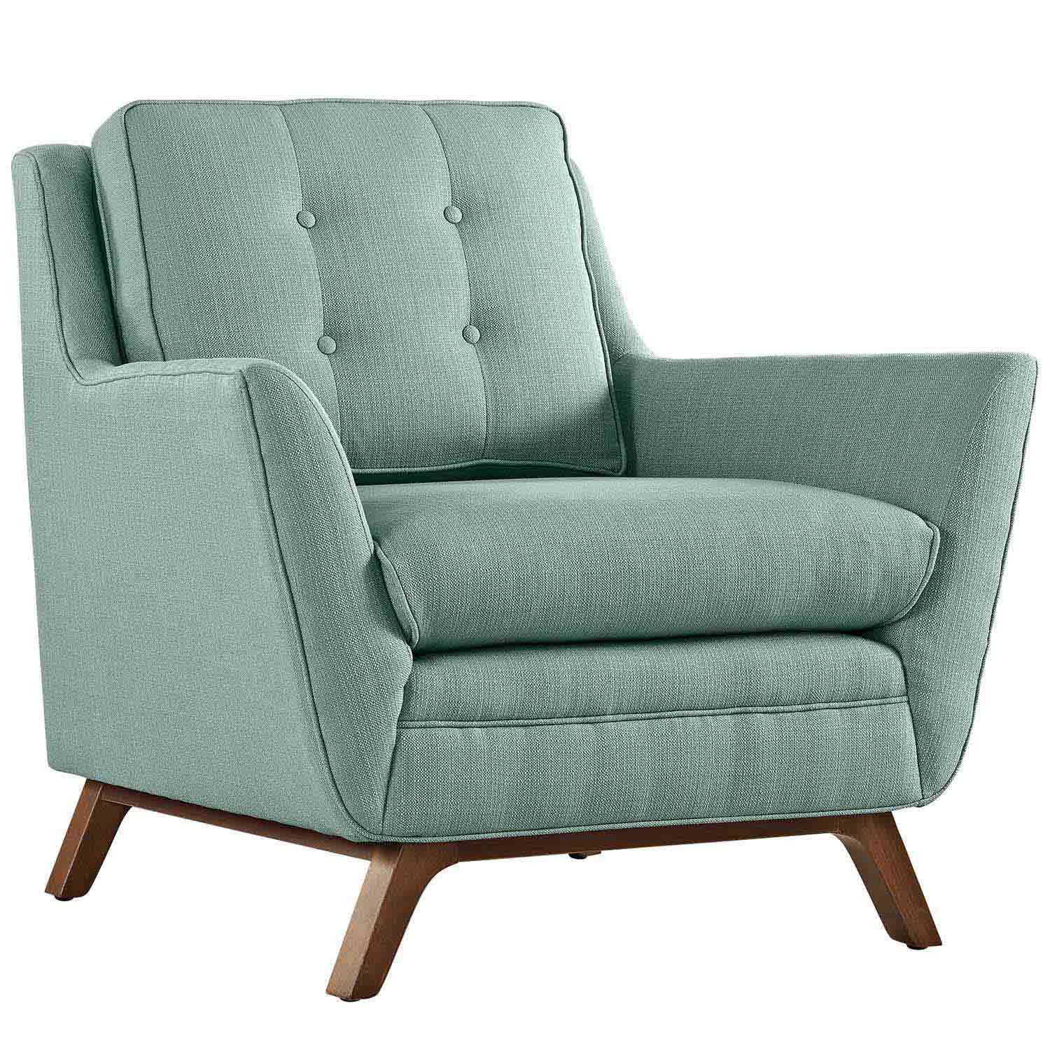 Modway Beguile Fabric Arm Chair - Laguna