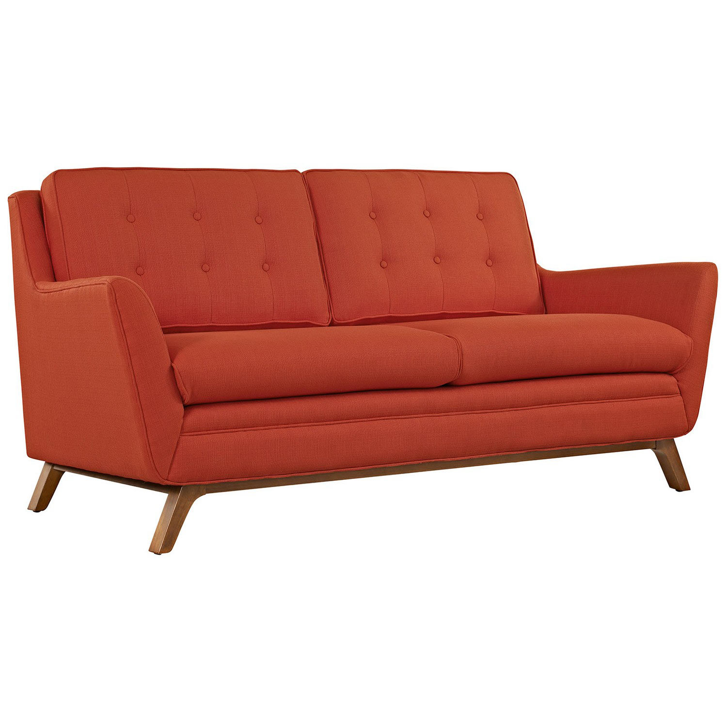 Modway Beguile Fabric Loveseat - Atomic Red
