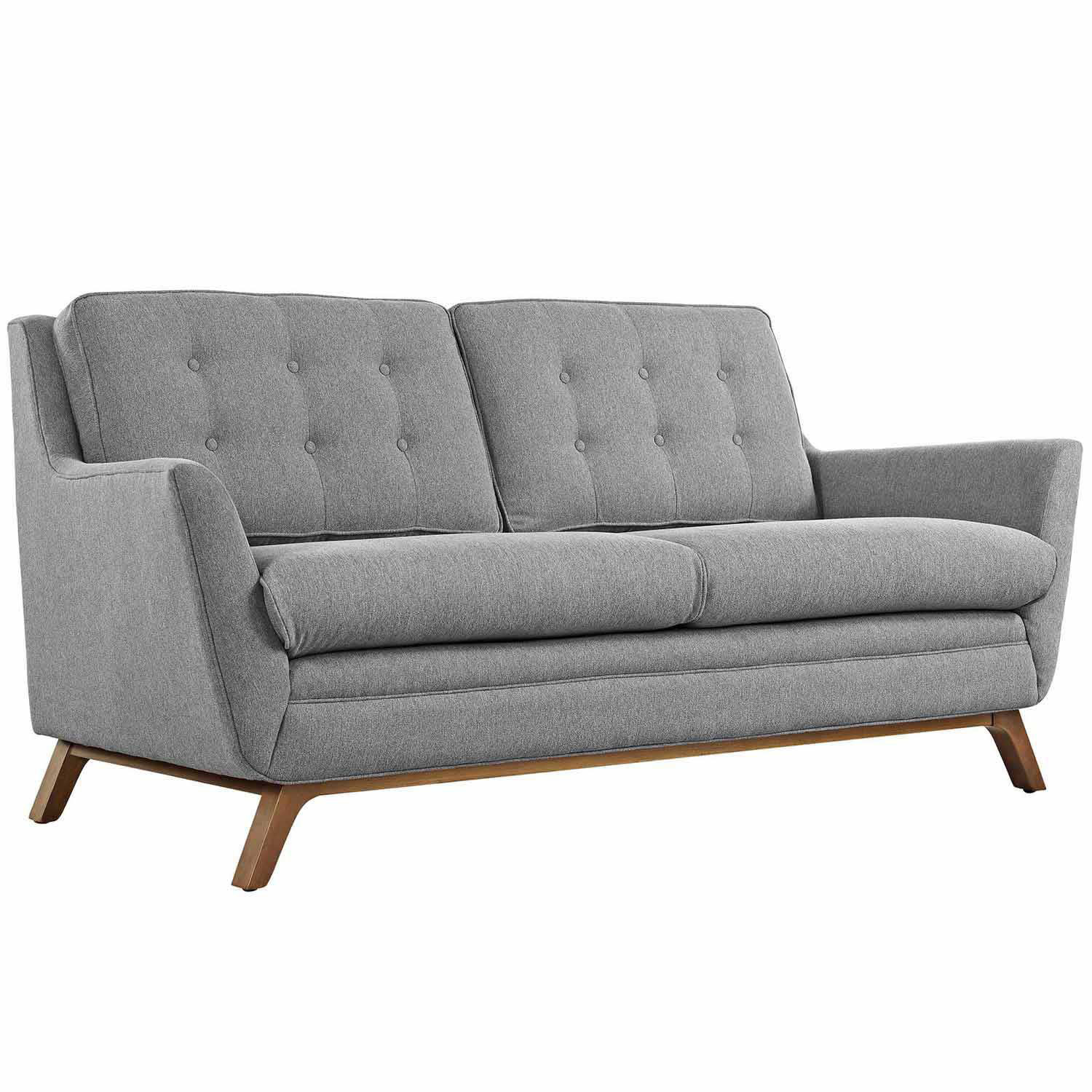Modway Beguile Fabric Loveseat - Expectation Gray