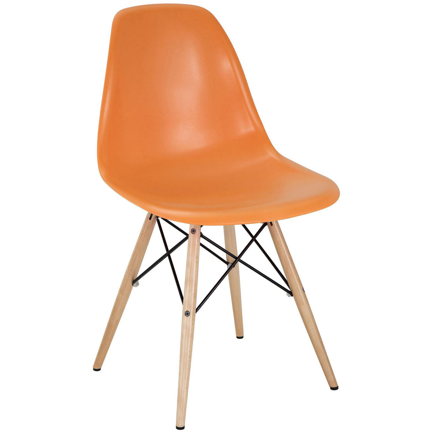 Modway Pyramid Dining Side Chair - Orange