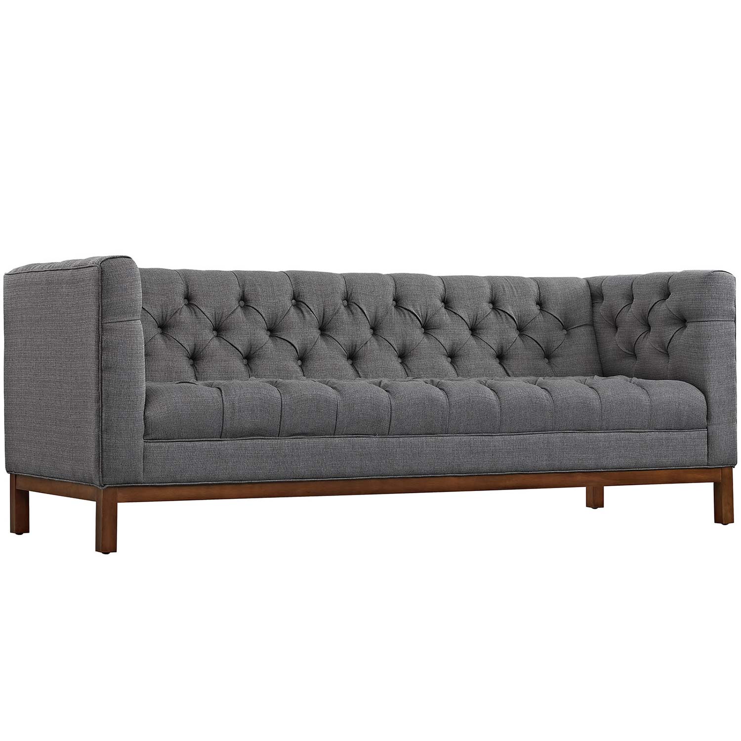 Modway Panache Fabric Sofa Set - Gray