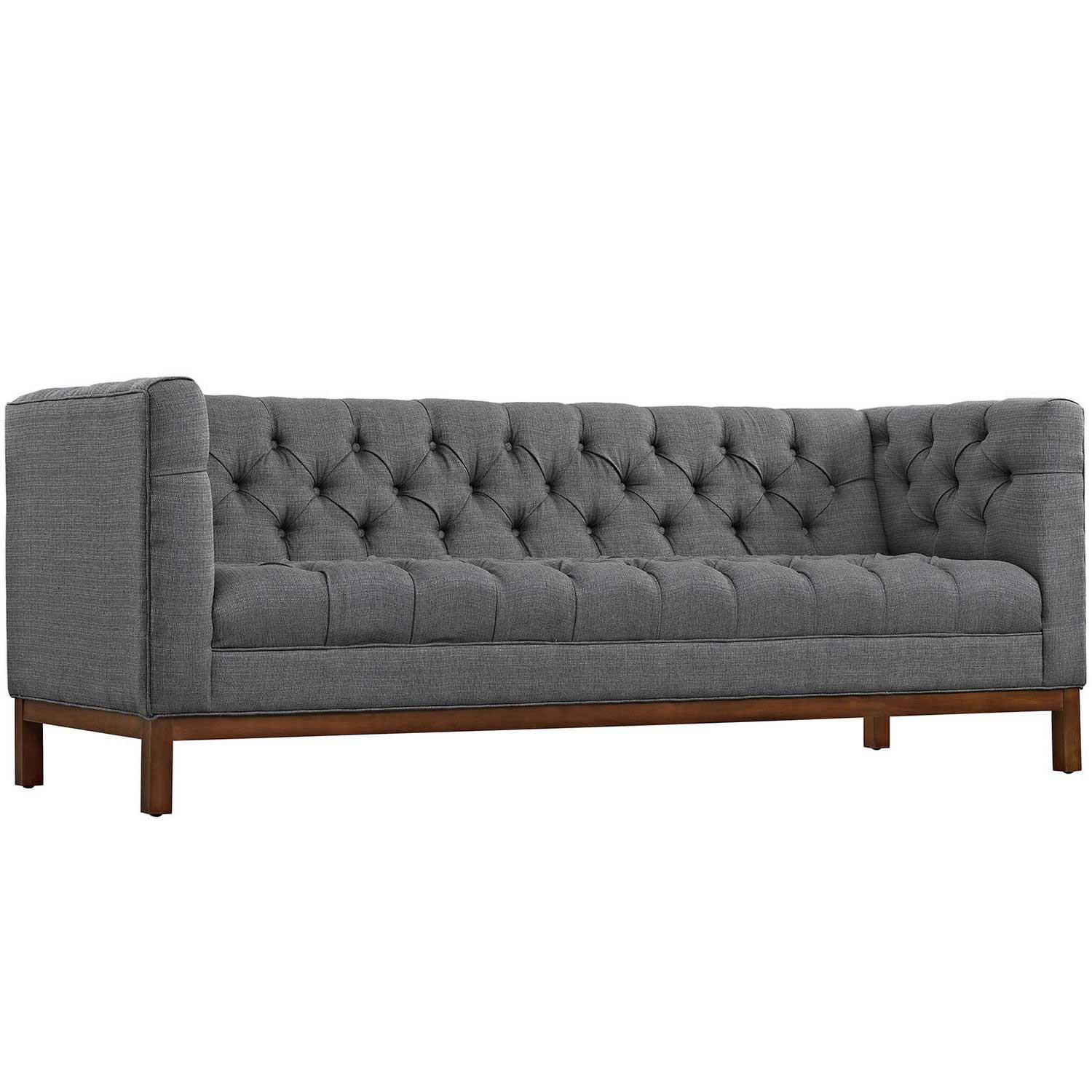 Modway Panache Fabric Sofa - Gray