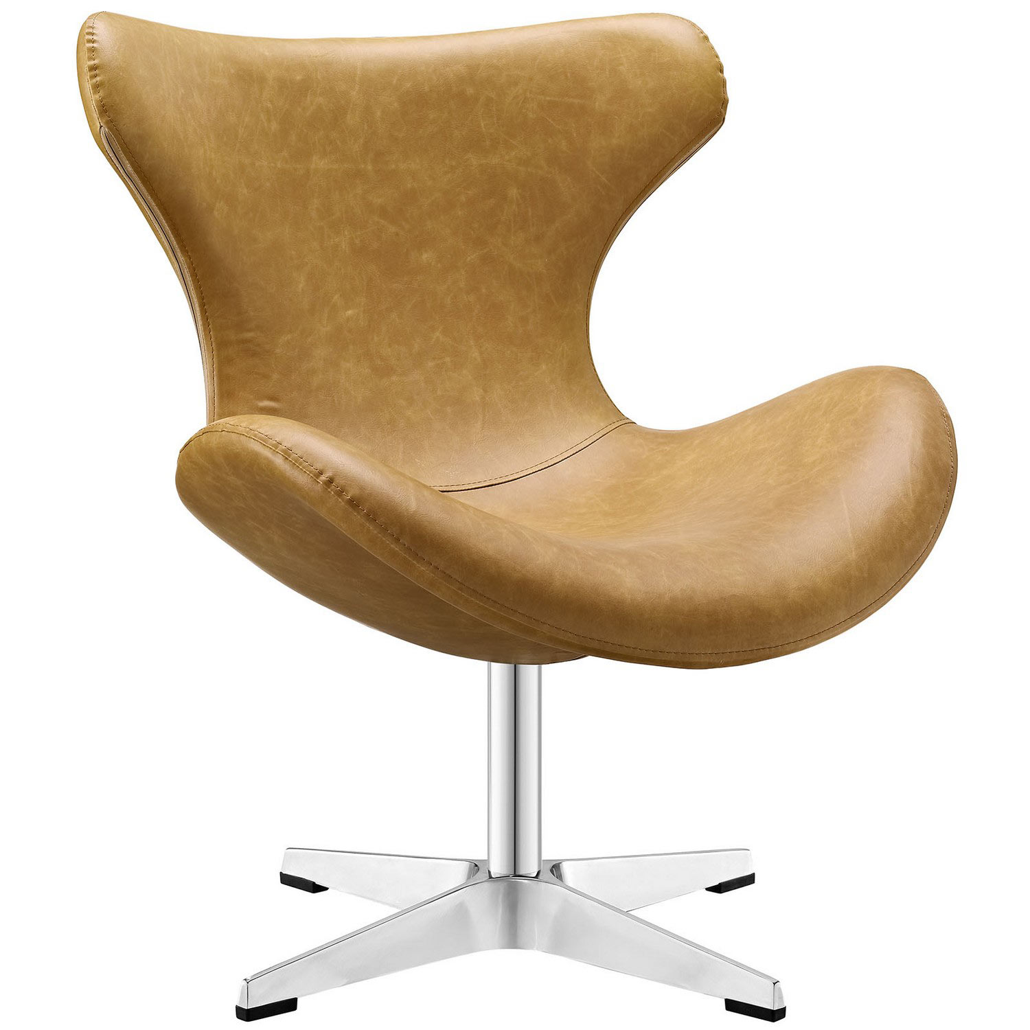 Modway Helm Lounge Chair - Tan