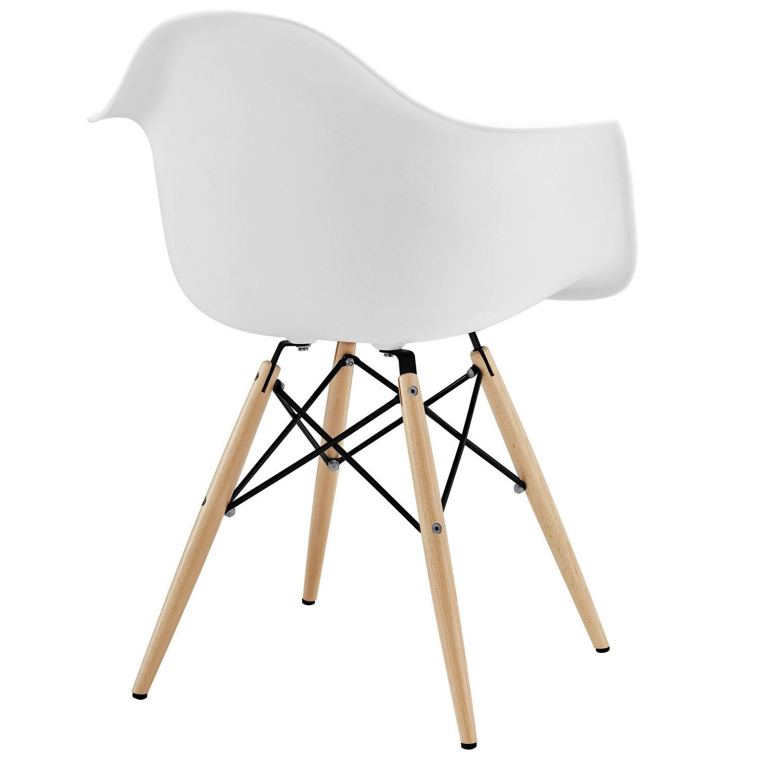 Modway Pyramid Dining Armchair - White