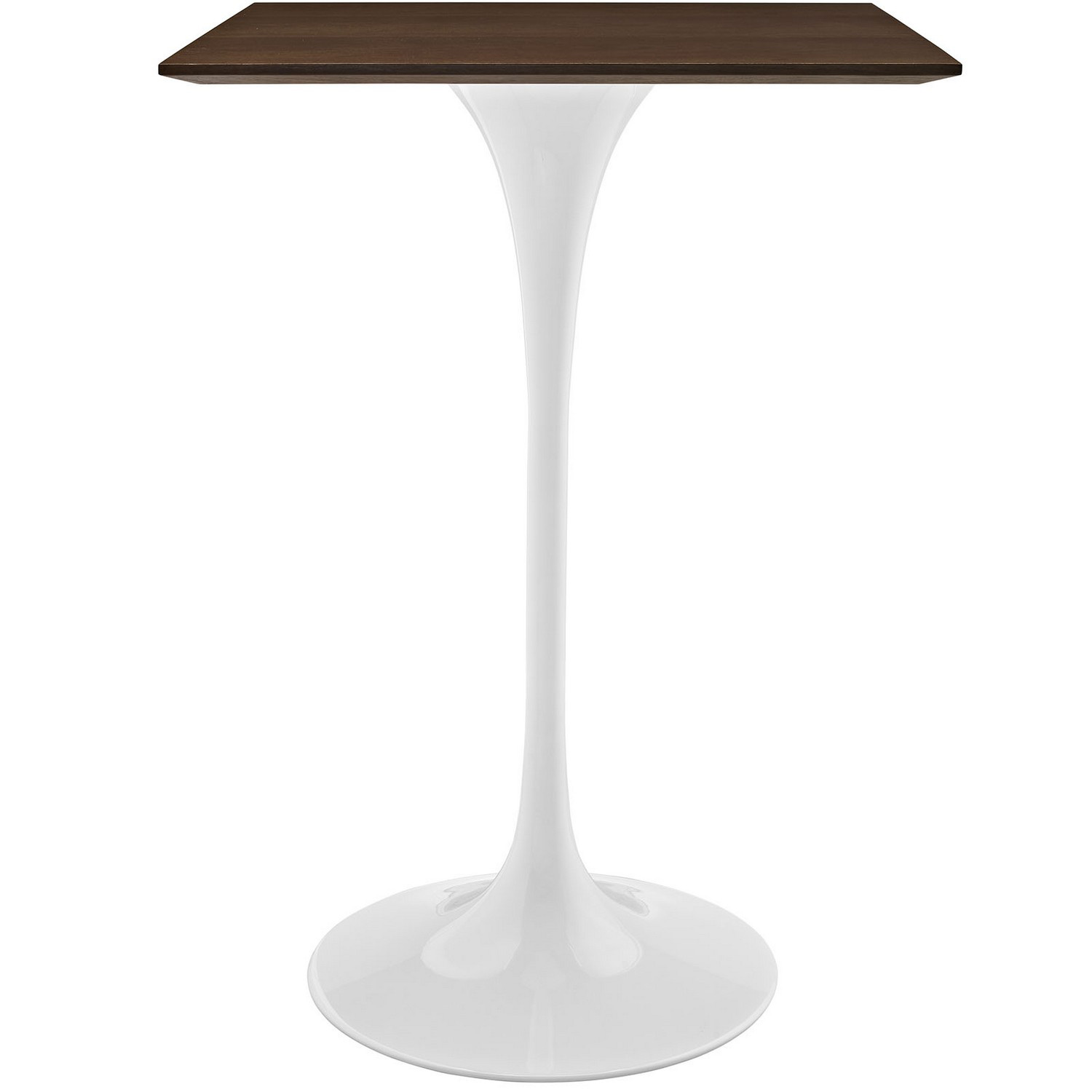 Modway Lippa 28-inch Walnut Bar Table - Walnut