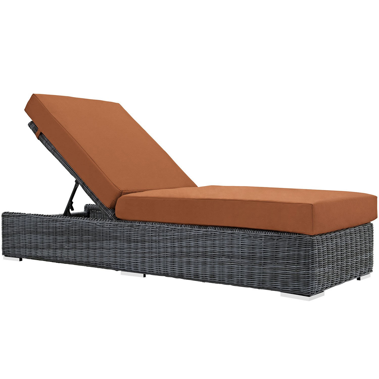 Modway Summon Outdoor Patio Sunbrella Chaise Lounge - Canvas Tuscan