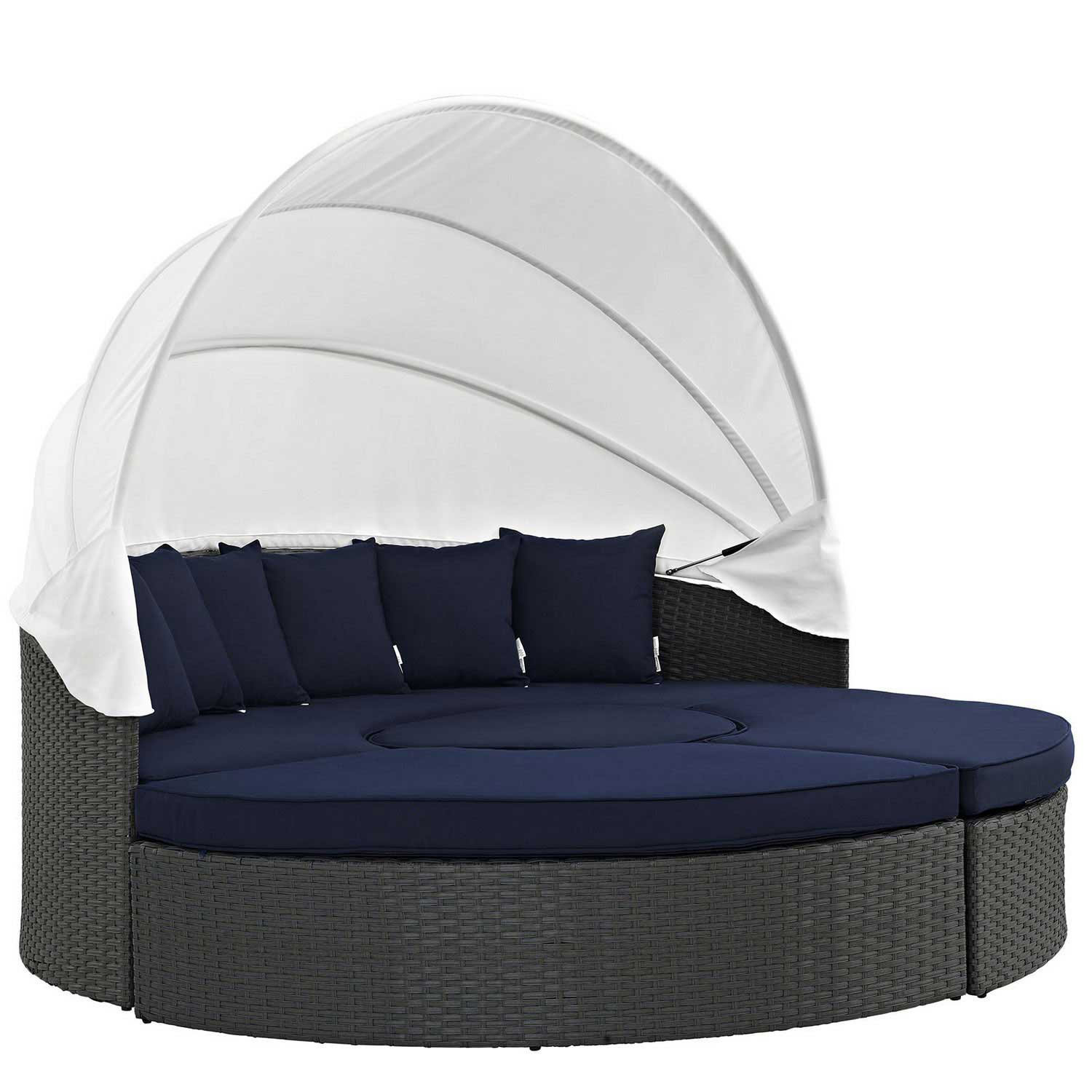 Modway Sojourn Outdoor Patio Sunbrella Daybed - Canvas Navy