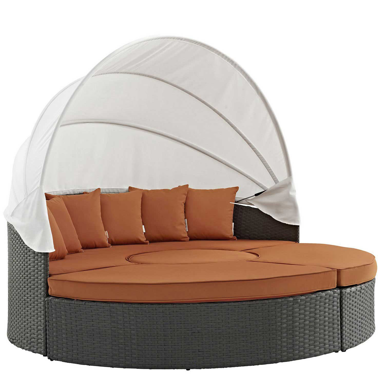 Modway Sojourn Outdoor Patio Sunbrella Daybed - Canvas Tuscan