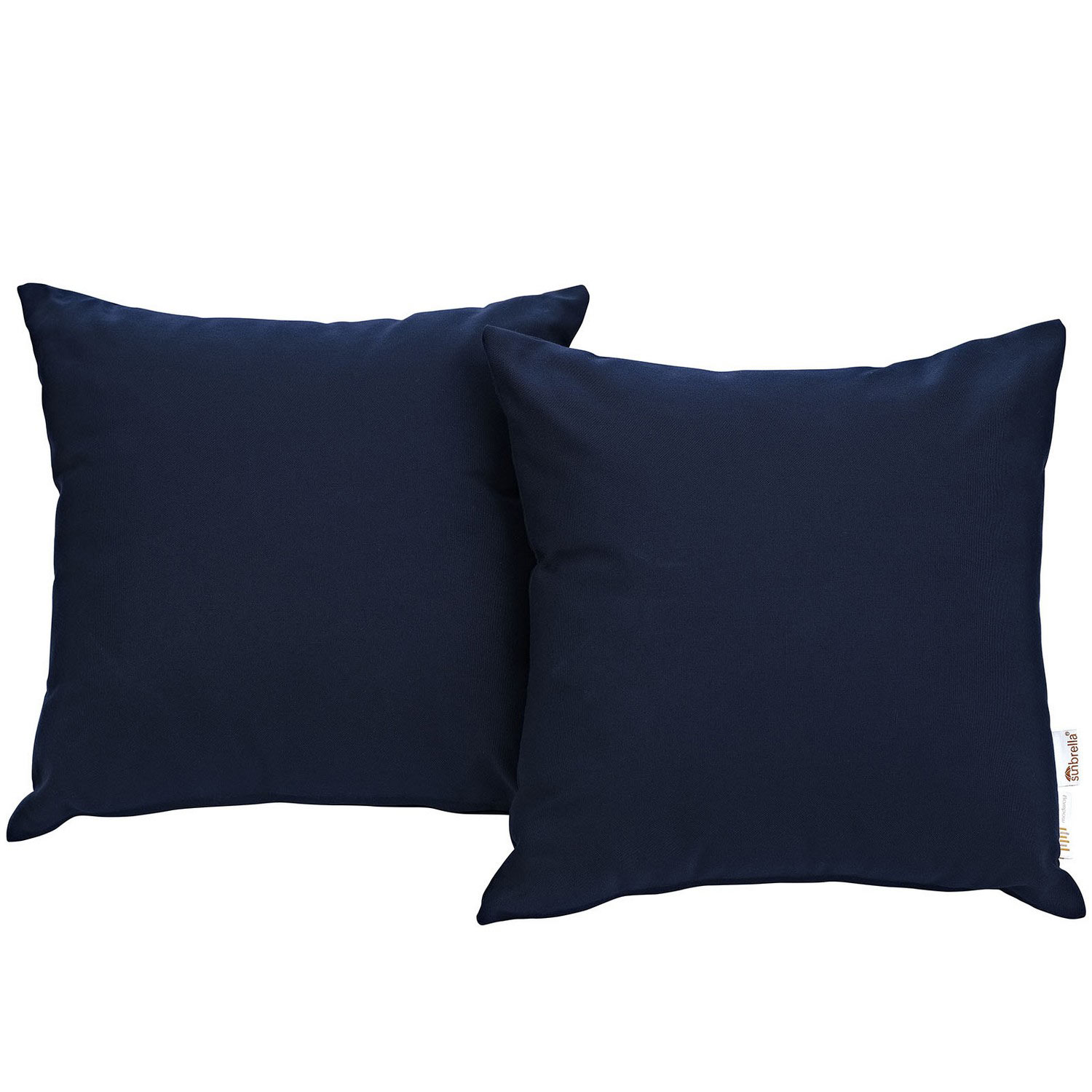 Modway Summon 2 Piece Outdoor Patio Pillow Set - Navy