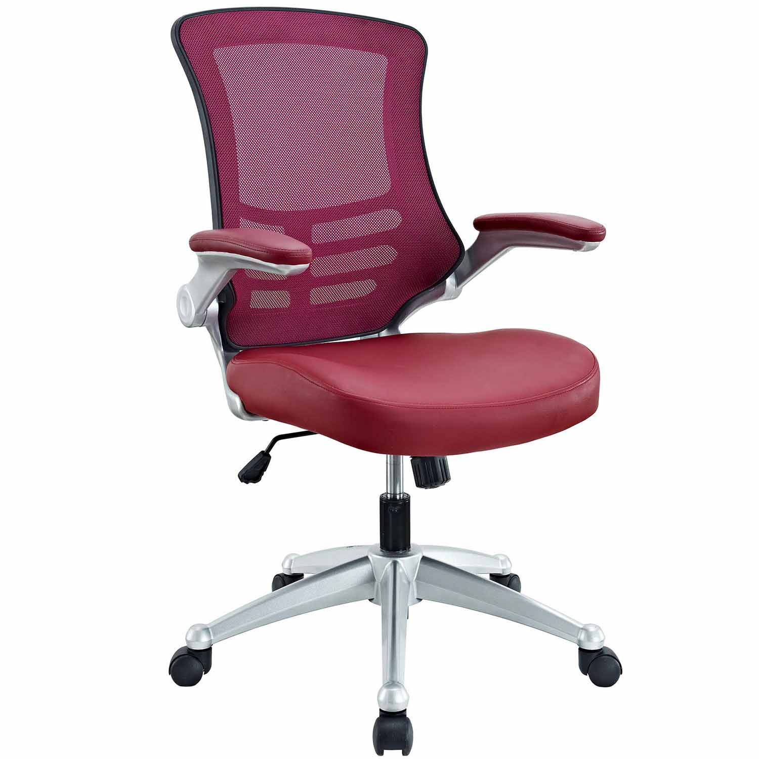 Ergonomic Chair Red Metallic