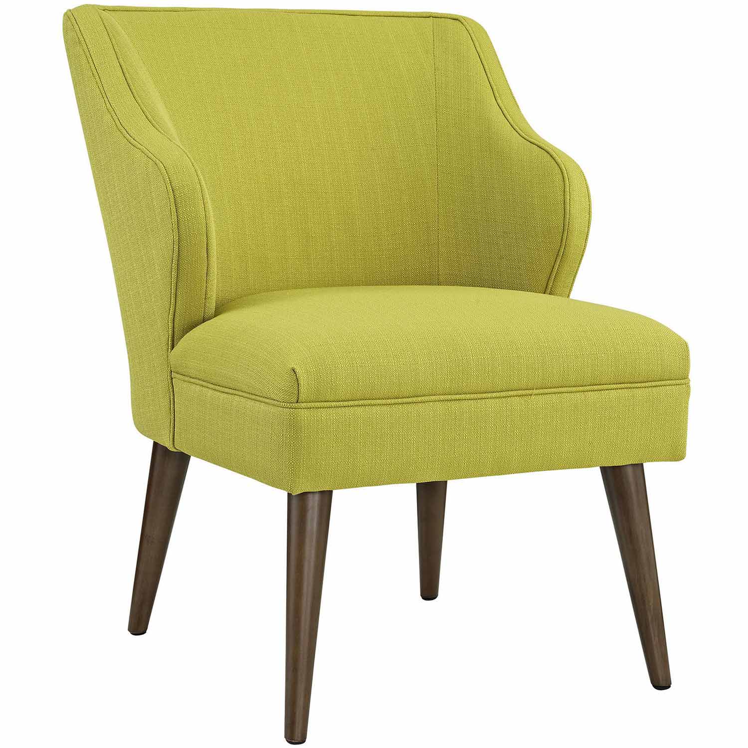 Modway Swell Fabric Arm Chair - Wheatgrass