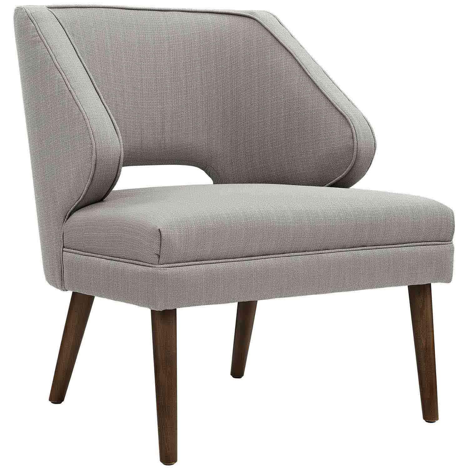 Modway Dock Fabric Arm Chair - Granite