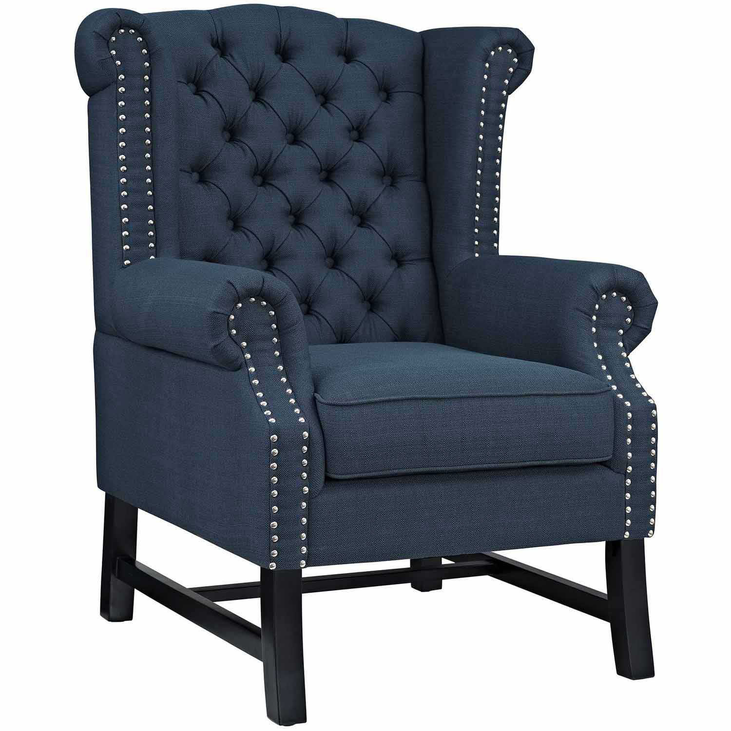 Modway Steer Fabric Arm Chair - Azure