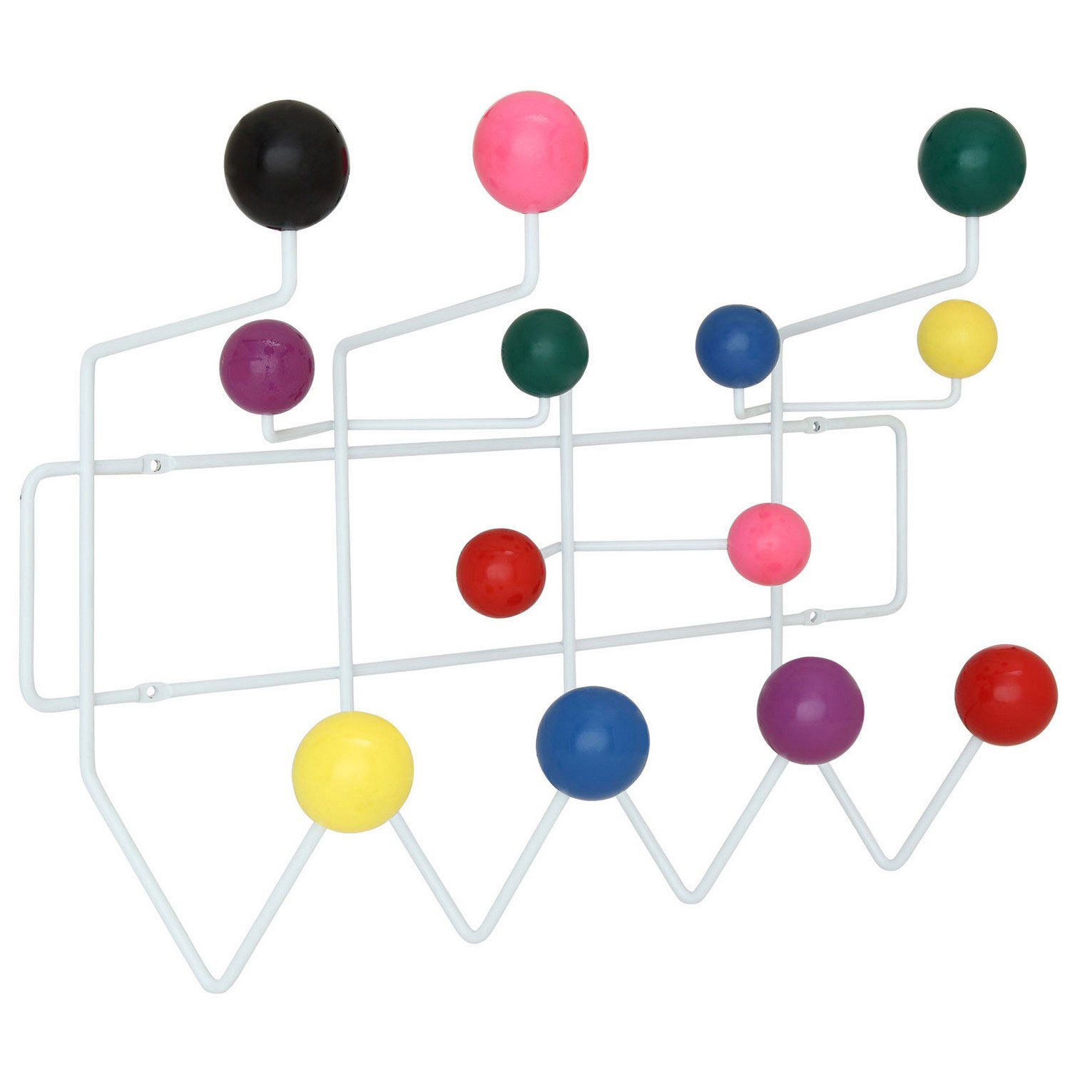 Modway Gumball Coat Rack - Multicolored
