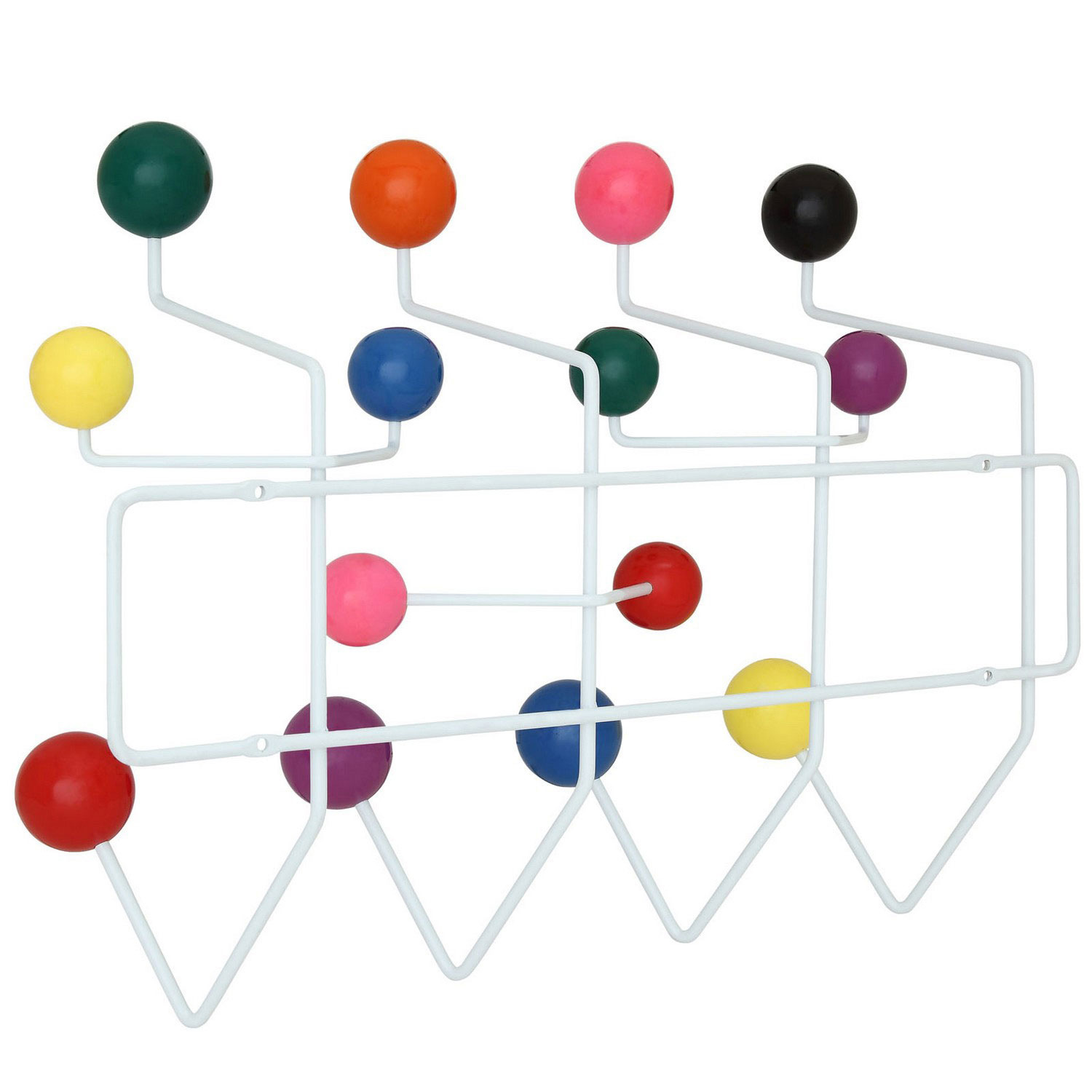 Modway Gumball Coat Rack - Multicolored