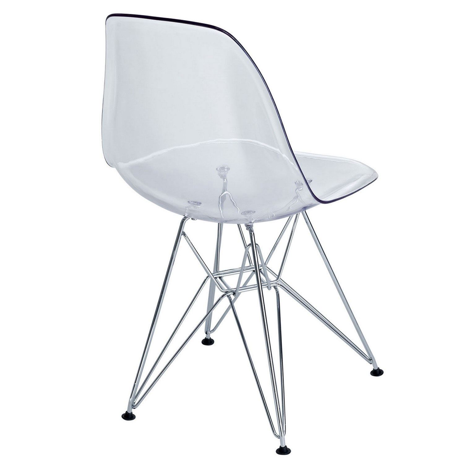 Modway Paris Dining Polycarbonate Side Chair - Clear