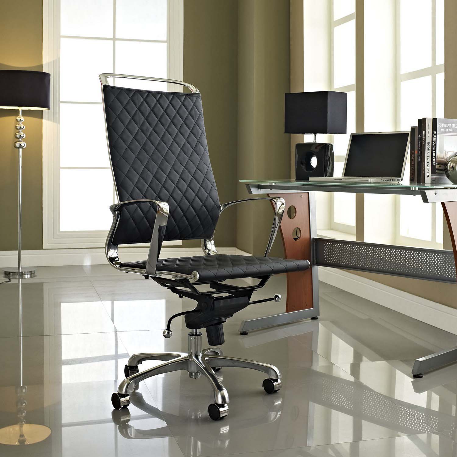 Modway Vibe Highback Office Chair - Black