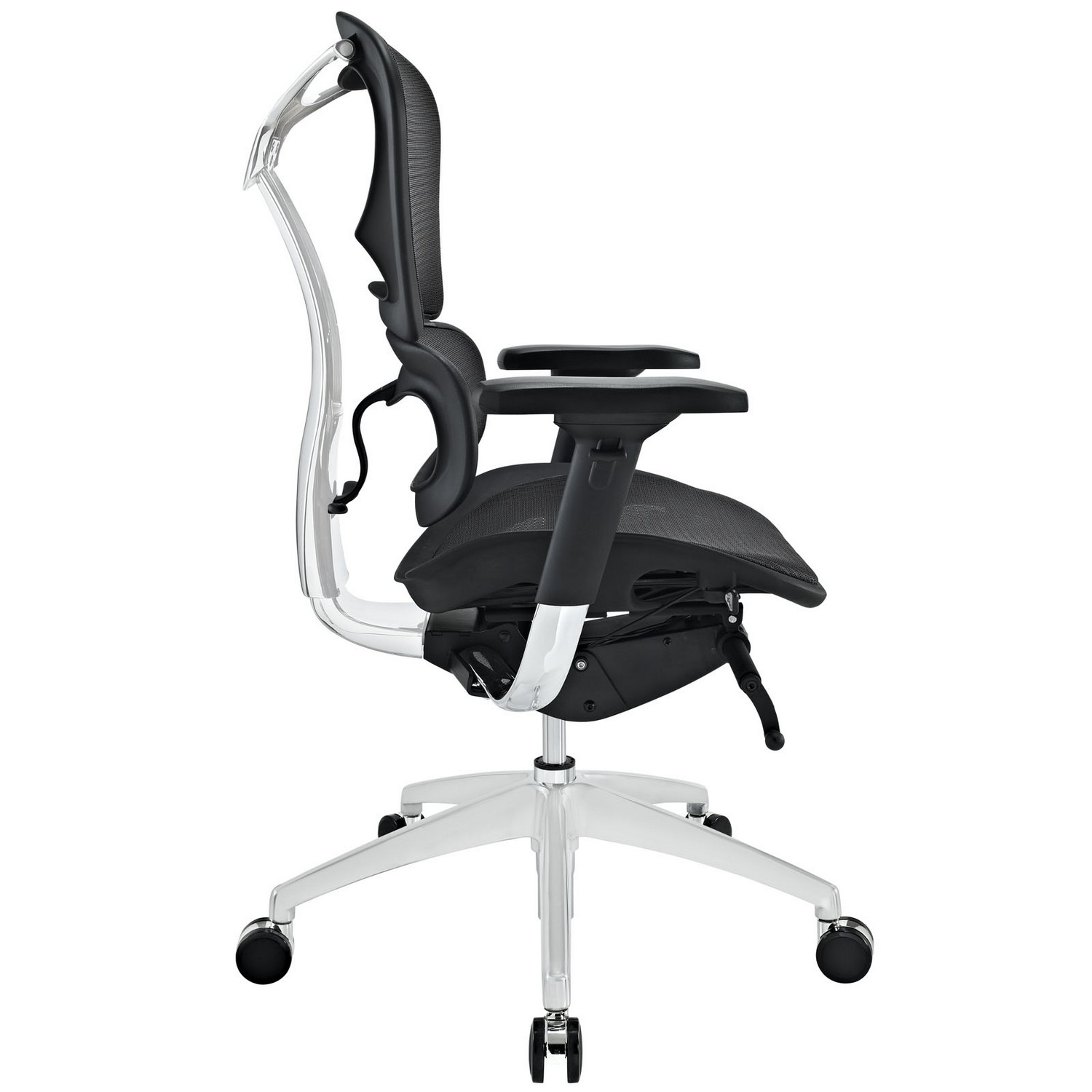 Modway Lift Mid Back Office Chair - Black