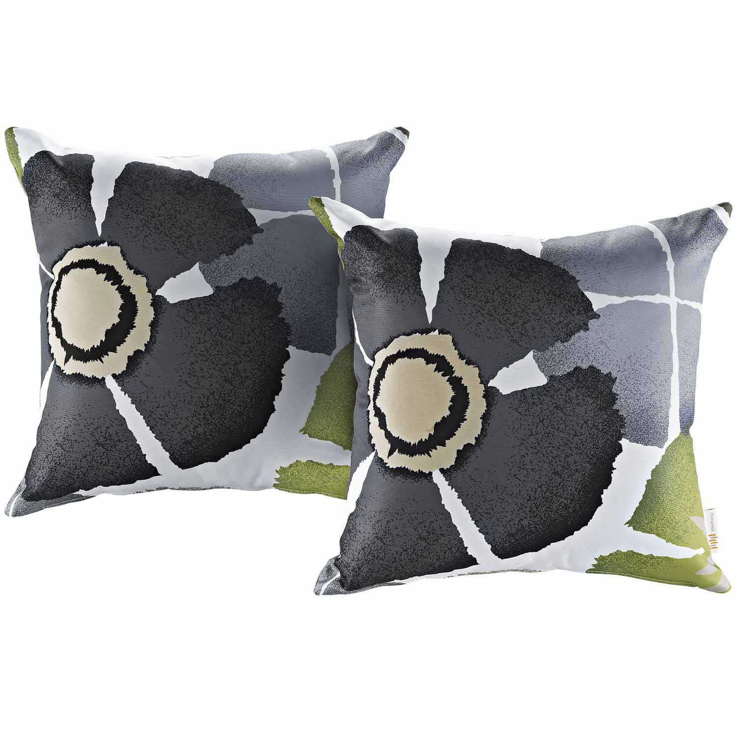 Modway Modway Two Piece Outdoor Patio Pillow Set - Botanical