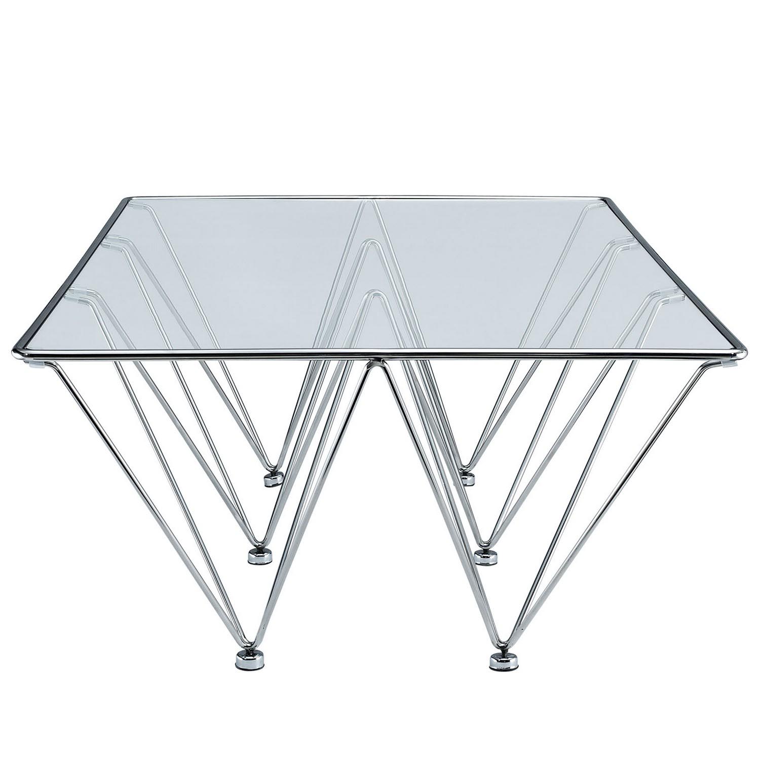 Modway Prism Rectangle Coffee Table - Clear