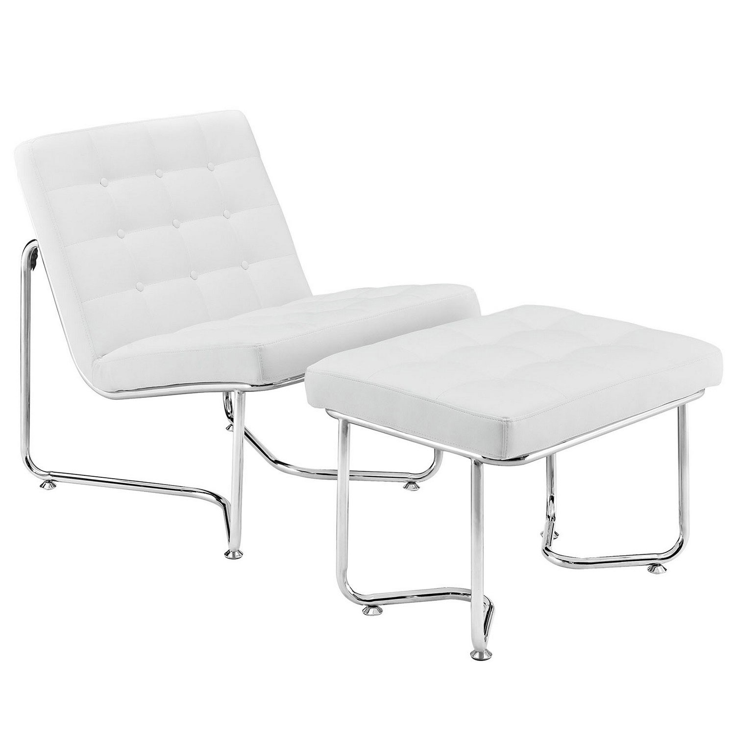 Modway Gibraltar Lounge Chair White MWEEI262WHI at