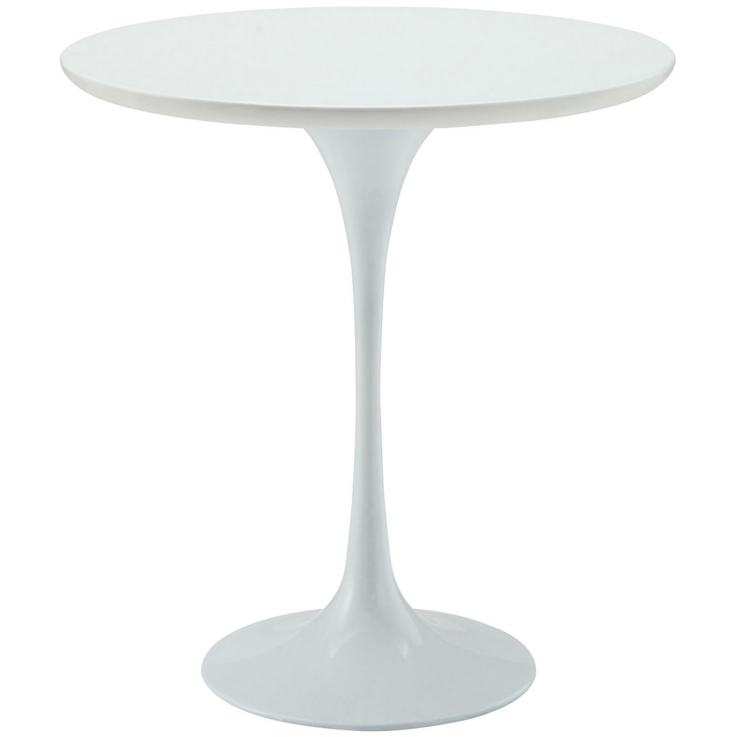 Modway Lippa 20 Wood Side Table - White