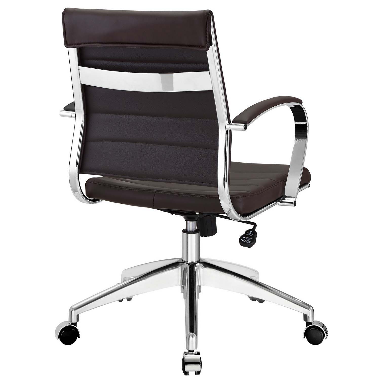 Modway Jive Mid Back Office Chair - Brown