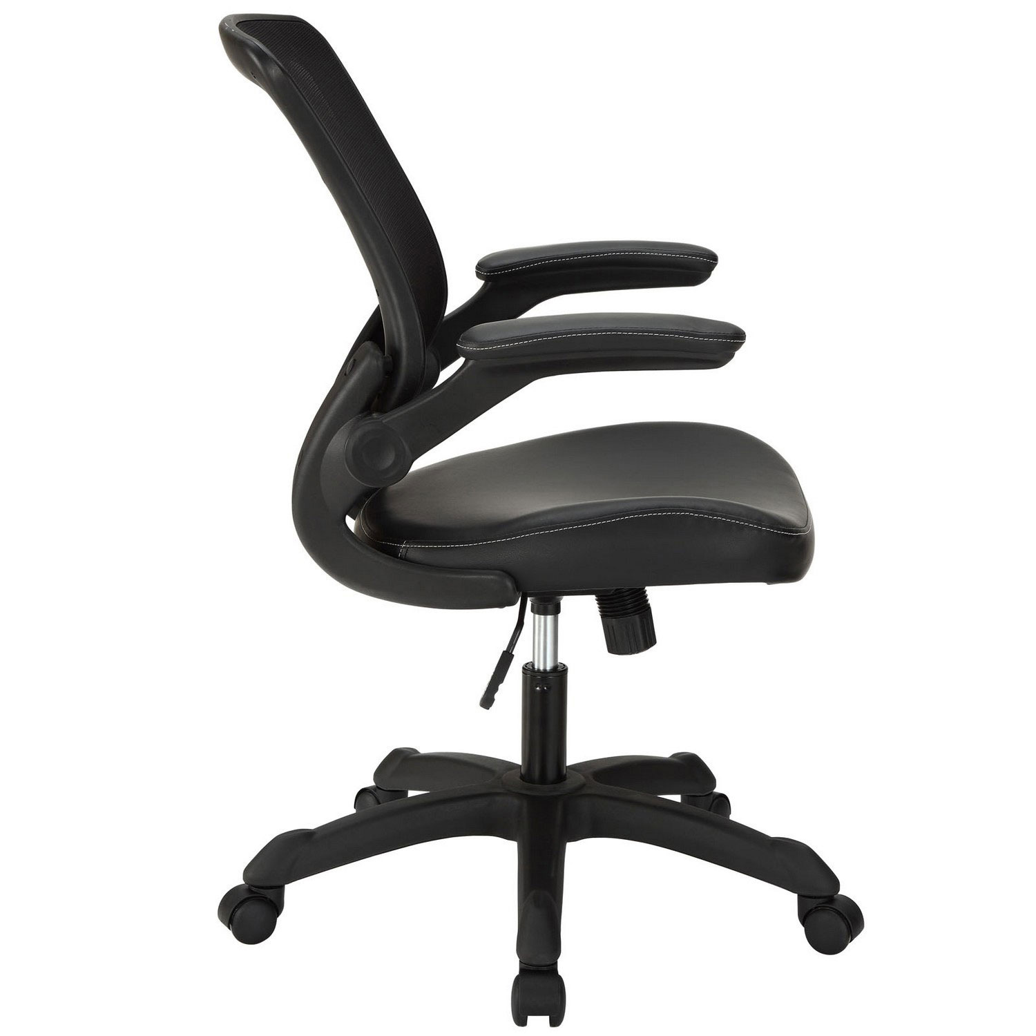 Modway Veer Vinyl Office Chair - Black