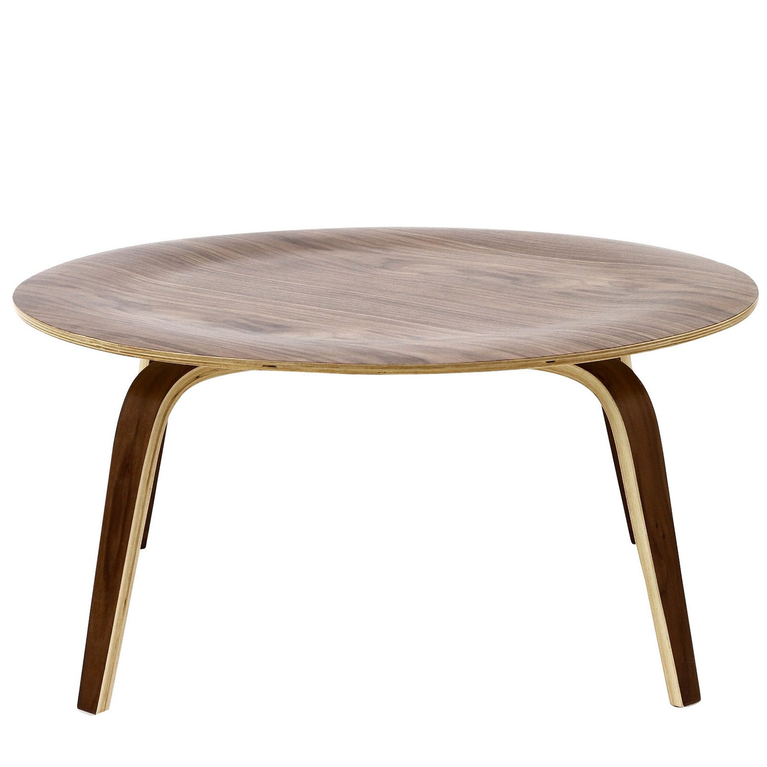 Modway Plywood Coffee Table - Walnut