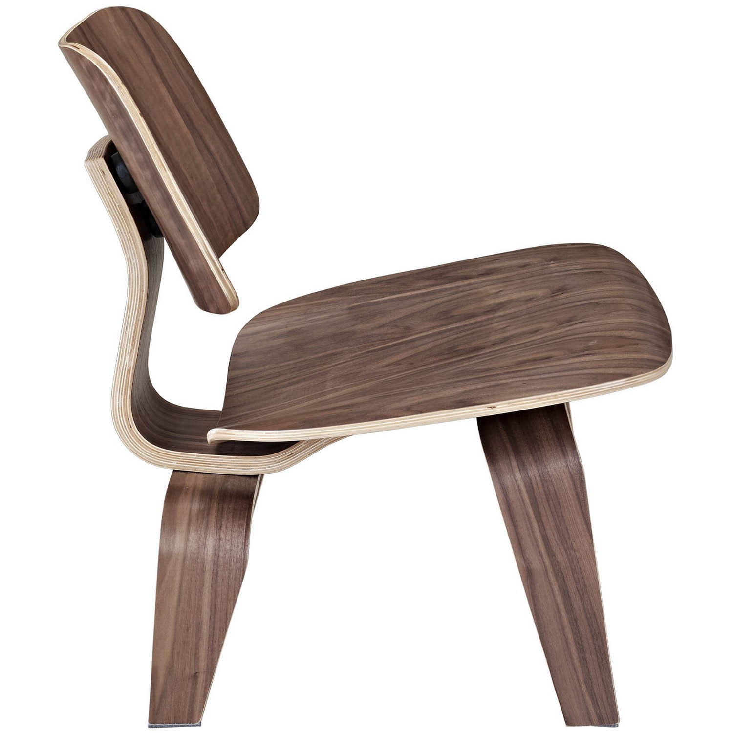 Modway Fathom Lounge Chair - Walnut