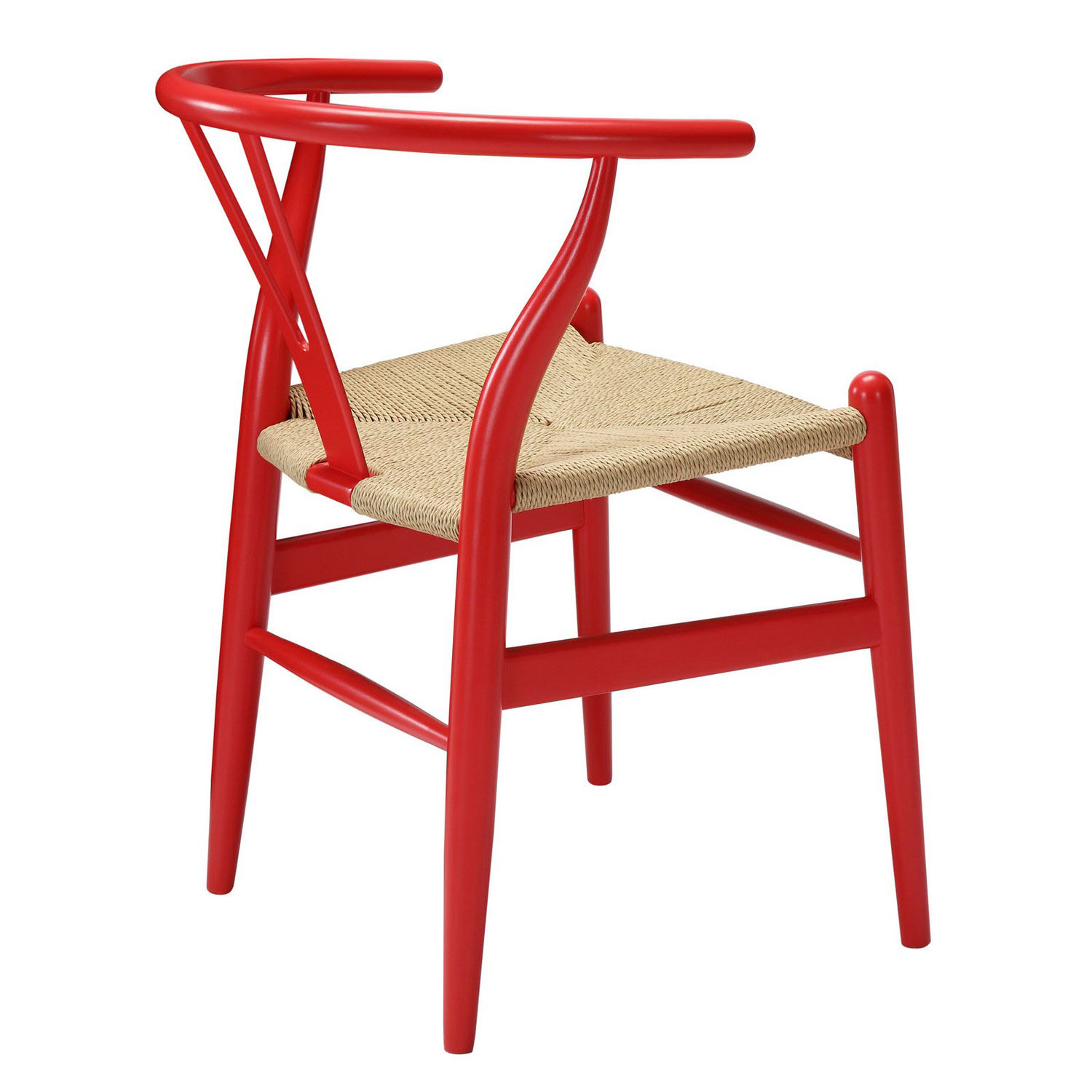 Modway Amish Dining Wood Armchair - Red