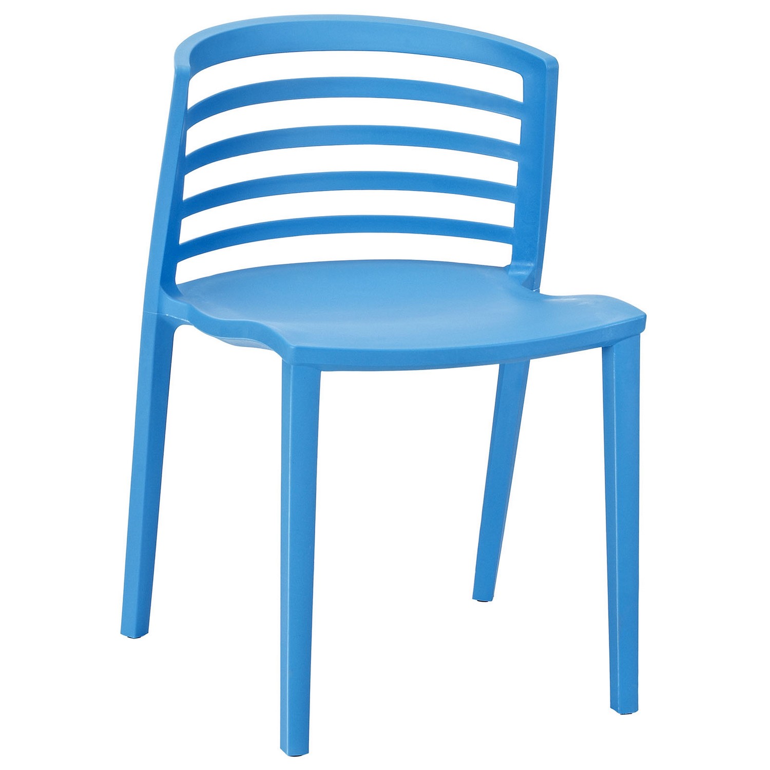 Modway Curvy Dining Side Chair - Blue