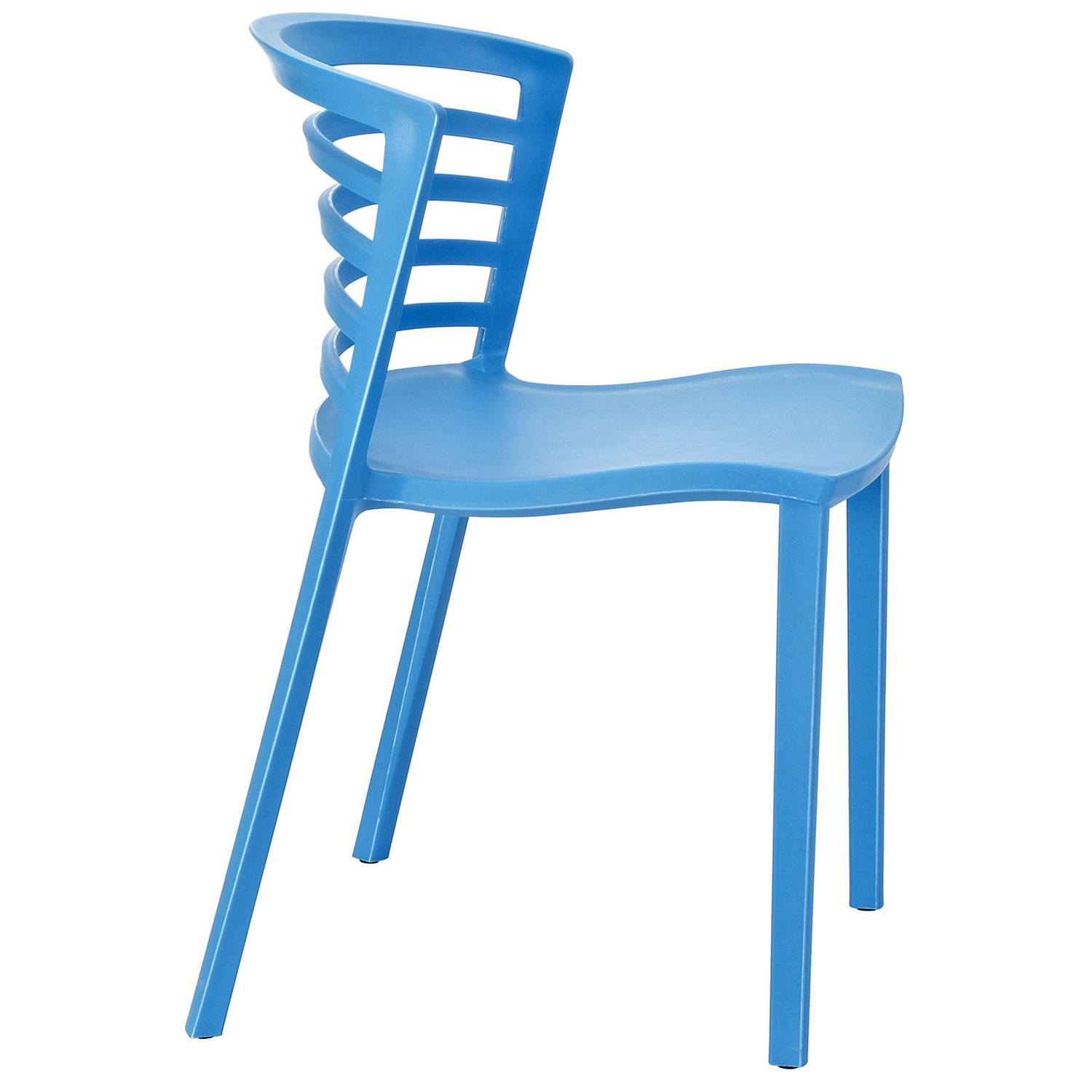 Modway Curvy Dining Side Chair - Blue