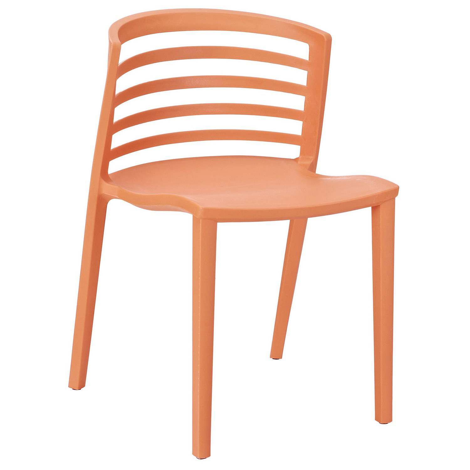 Modway Curvy Dining Side Chair - Orange