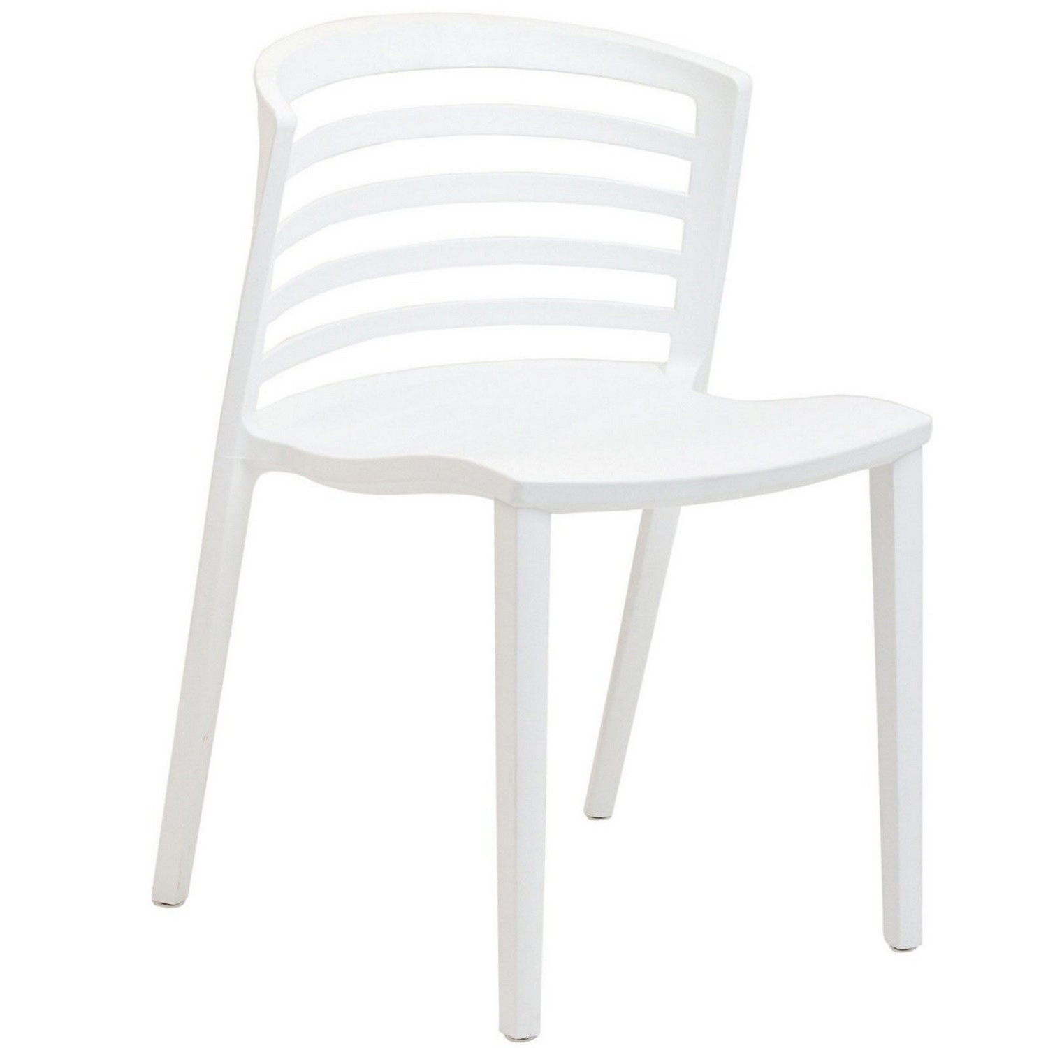 Modway Curvy Dining Side Chair - White