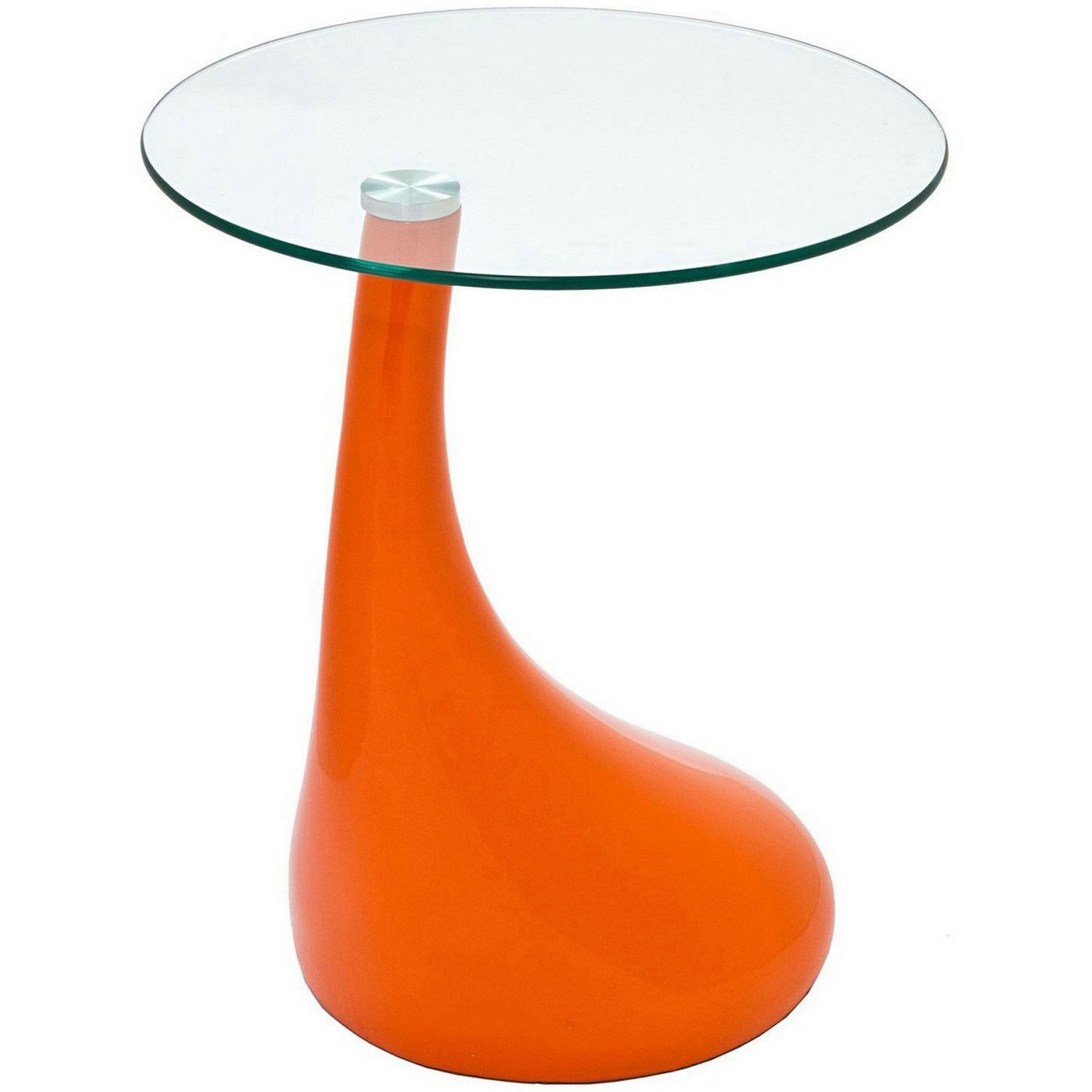 Modway Teardrop Side Table - Orange
